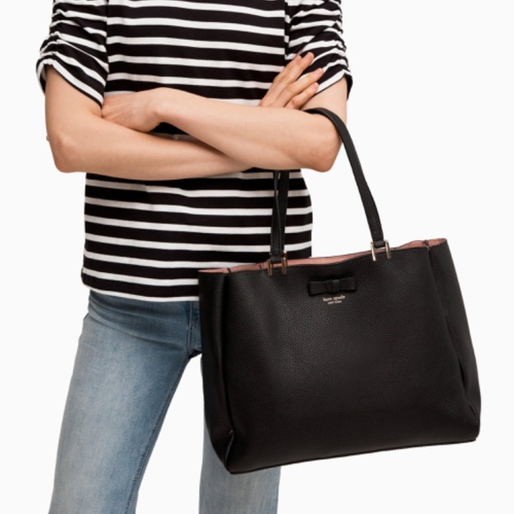 kate spade Handbags - NWT  kate spade black Nell Pershing street